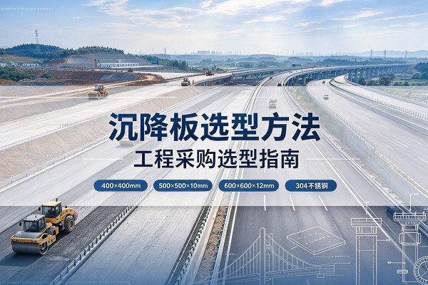 临高沉降板选择方法